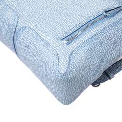 مملوكة مسبقًا 3.1 Phillip Lim Blue Periwinkle Cream Leather Pashli  Backpack