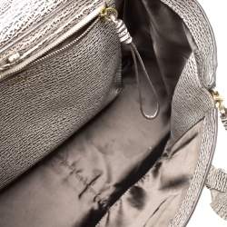 Pre Owned حقيبة 3.1 فيليب ليم باشلي متوسطة جلد أبيض أنتيك و بني 