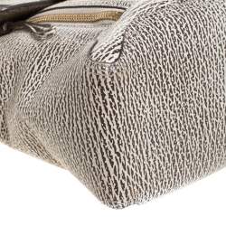 Pre Owned حقيبة 3.1 فيليب ليم باشلي متوسطة جلد أبيض أنتيك و بني 