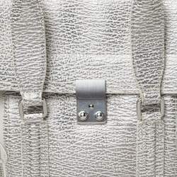 مملوكة مسبقًا 3.1 Phillip Lim Antique Metallic Silver Leather Medium Pashli Satchel