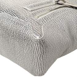 مملوكة مسبقًا 3.1 Phillip Lim Antique Metallic Silver Leather Medium Pashli Satchel