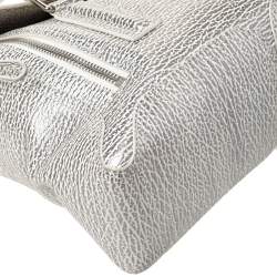 مملوكة مسبقًا 3.1 Phillip Lim Antique Metallic Silver Leather Medium Pashli Satchel