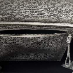 مملوكة مسبقًا 3.1 Phillip Lim Antique Metallic Silver Leather Medium Pashli Satchel