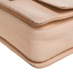 مملوكة مسبقًا حقيبة 3.1 فيليب ليم "باشلي" صغيرة جلد برتقالي زهري