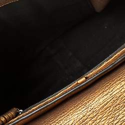 Pre Owned حقيبة ساتشل 3.1 فيليب ليم باشلي متوسطة جلد محبب برونزية ميتالك