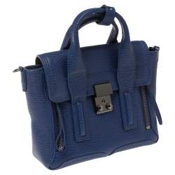 Pre Owned حقيبة 3.1 فيليب ليم باشلي ميني جلد أخضر