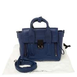 Pre Owned حقيبة 3.1 فيليب ليم باشلي ميني جلد أخضر