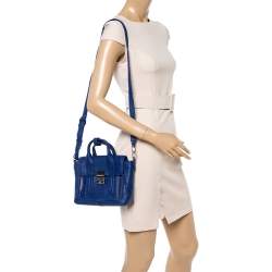 Pre Owned حقيبة 3.1 فيليب ليم باشلي ميني جلد أخضر