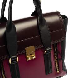 Pre Owned 3.1 Phillip Lim Tricolor Leather Medium Pashli Satchel