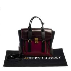 Pre Owned 3.1 Phillip Lim Tricolor Leather Medium Pashli Satchel