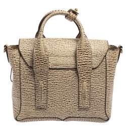 Pre Owned 3.1 Phillip Lim Antique White Leather Mini Pashli Satchel