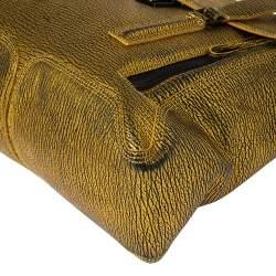 Pre Owned حقيبة ساتشل 3.1 فيليب ليم باشلي جلد أسود/ذهبي كبيرة