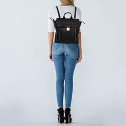 مملوكة مسبقًا 3.1 Phillip Lim Black Leather Pashli Backpack