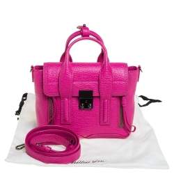 Pre Owned 3.1 Phillip Lim Fuchsia Leather Mini Pashli Satchel