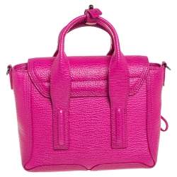 Pre Owned 3.1 Phillip Lim Fuchsia Leather Mini Pashli Satchel