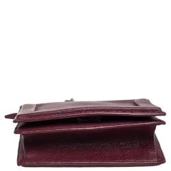 Pre Owned حقيبة كتف 3.1 فيليب ليم سلسلة ميني سولاي جلد بني محمر