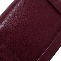 Pre Owned حقيبة كتف 3.1 فيليب ليم سلسلة ميني سولاي جلد بني محمر