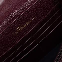 Pre Owned حقيبة كتف 3.1 فيليب ليم سلسلة ميني سولاي جلد بني محمر