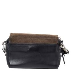 مملوكة مسبقًا حقيبة كتف 3.1 فيليب ليم سويدي وجلد أسود مزينة شراشيب