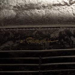 Pre Owned 3.1 Phillip Lim Metallic Silver Leather Mini Soleil Chain Shoulder Bag