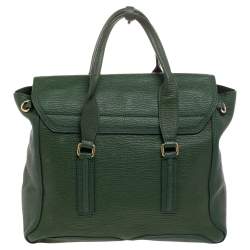 Pre Owned حقيبة ساتشل 3.1 فيليب ليم باشلي جلد أخضر كبيرة