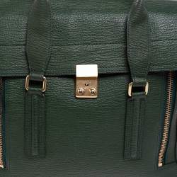 Pre Owned حقيبة ساتشل 3.1 فيليب ليم باشلي جلد أخضر كبيرة