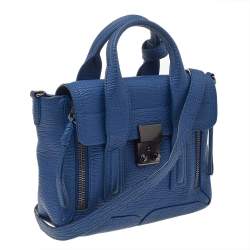 مملوكة مسبقًا 3.1 Phillip Lim Blue Leather Mini Pashli Satchel