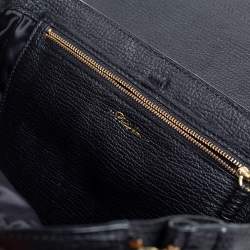 Pre Owned حقيبة ساتشل 3.1 فيليب ليم باشلي متوسطة جلد سوداء