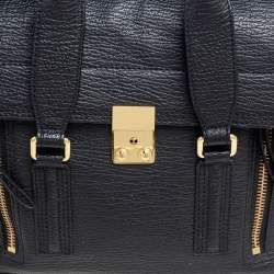 Pre Owned حقيبة ساتشل 3.1 فيليب ليم باشلي متوسطة جلد سوداء