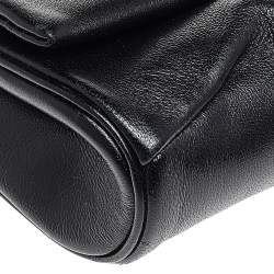 3.1 Phillip Lim Black Leather Alix Minaudiere Clutch