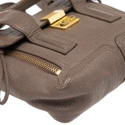 Pre Owned 3.1 Phillip Lim Taupe Leather Mini Pashli Satchel