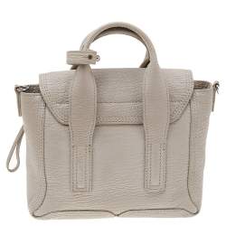 Pre Owned 3.1 Phillip Lim Grey Leather Mini Pashli Satchel