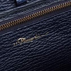 Pre Owned 3.1 Phillip Lim Dark Blue Leather Medium Pashli Satchel