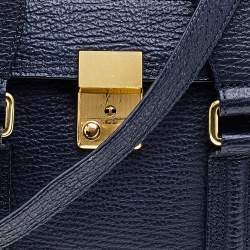 Pre Owned 3.1 Phillip Lim Dark Blue Leather Medium Pashli Satchel