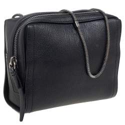 مملوكة مسبقًا حقيبة كروس 3.1 فيليب ليم  سولي جلد أسود صغيرة