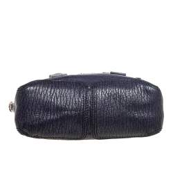 Pre Owned حقيبة ساتشل 3.1 فيليب ليم  باشلي جلد  بنفسجي/أسود صغيرة