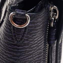 Pre Owned حقيبة ساتشل 3.1 فيليب ليم  باشلي جلد  بنفسجي/أسود صغيرة