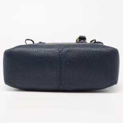 Pre Owned حقيبة ساتشل 3.1 فيليب ليم باشلي جلد أزرق متوسطة