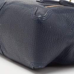 Pre Owned حقيبة ساتشل 3.1 فيليب ليم باشلي جلد أزرق متوسطة