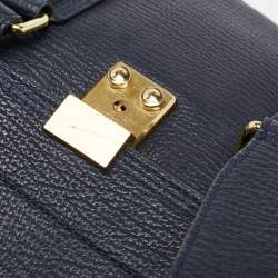 Pre Owned حقيبة ساتشل 3.1 فيليب ليم باشلي جلد أزرق متوسطة