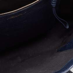 Pre Owned حقيبة ساتشل 3.1 فيليب ليم باشلي جلد أزرق متوسطة