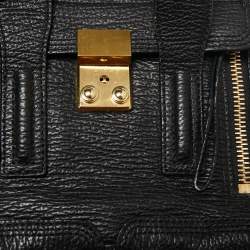 مملوكة مسبقًا 3.1 Phillip Lim Black Leather Mini Pashli Satchel