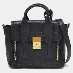 مملوكة مسبقًا 3.1 Phillip Lim Black Leather Mini Pashli Satchel