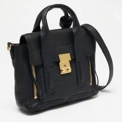 مملوكة مسبقًا 3.1 Phillip Lim Black Leather Mini Pashli Satchel
