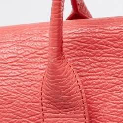 Pre Owned 3.1 Phillip Lim Coral Orange Leather Large Pashli Satchel