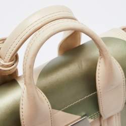 مملوكة مسبقًا 3.1 Phillip Lim Beige/Green Leather Mini Pashli Satchel