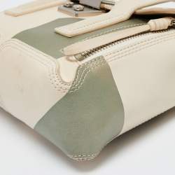 مملوكة مسبقًا 3.1 Phillip Lim Beige/Green Leather Mini Pashli Satchel