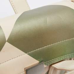 مملوكة مسبقًا 3.1 Phillip Lim Beige/Green Leather Mini Pashli Satchel