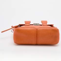 Pre Owned 3.1 Phillip Lim Orange Leather Mini Pashli Satchel