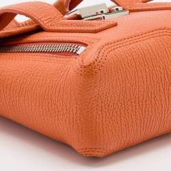 Pre Owned 3.1 Phillip Lim Orange Leather Mini Pashli Satchel